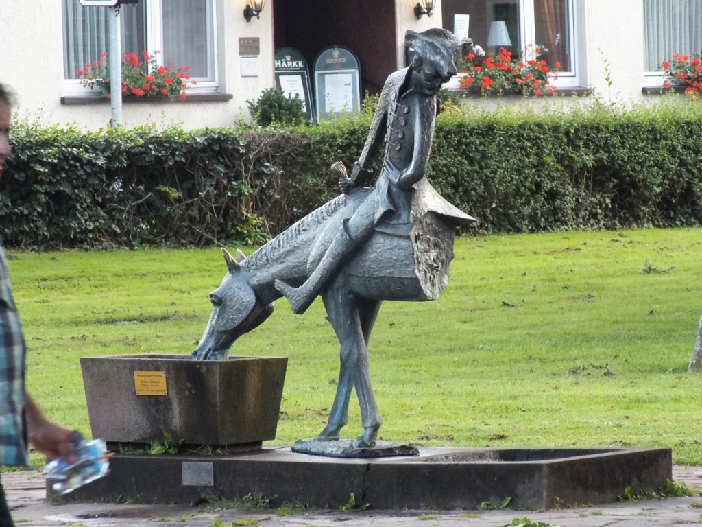 Münchhausenstatue in Bodenwerder