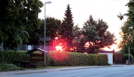 Sonnenuntergang in Hameln