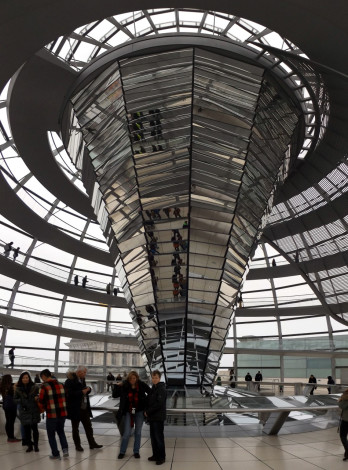 Unter der Reichstagskuppel - höher hinaus ging's für mich nicht!