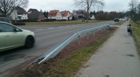 Werster Straße gegenüber der Einmündung der Straße Auf der Hude