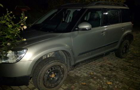 Skoda Yeti mit Winterreifen