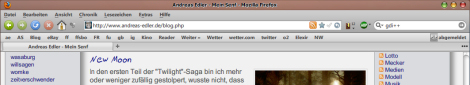 Firefox 3.5 mit Foxdie