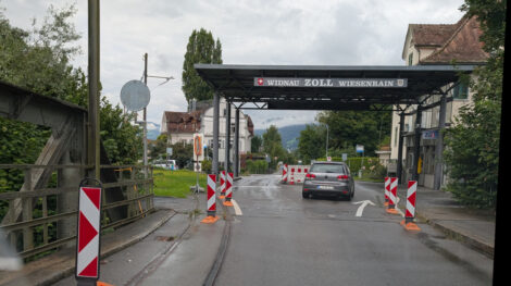 Widnau Wiesenrain - Zollübergang